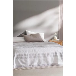 Edgard King Size Pamuklu Ecocell Baskılı Pike - Gri
