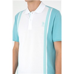 Erkek Regular Fit Polo Yaka Mint Tişört