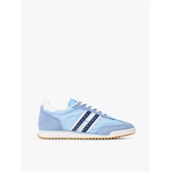 Retro Mixed-Media Runner Sneaker