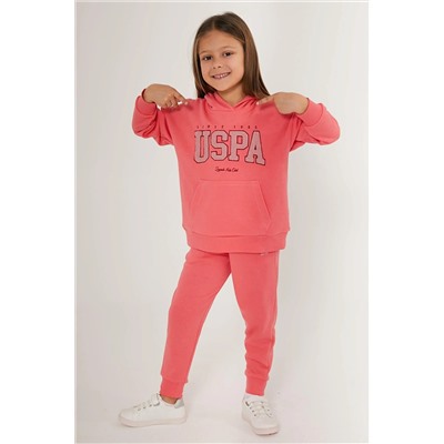 Kız Çocuk Pembe Pijama Takımı