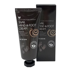 MIZON SNAIL HAND &amp; FOOT CREAM Крем для рук и ног с муцином улитки 100мл