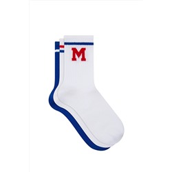 Mavi3lü Logo Soket Çorap Seti 1912030-620