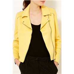 Chaqueta biker Amarillo