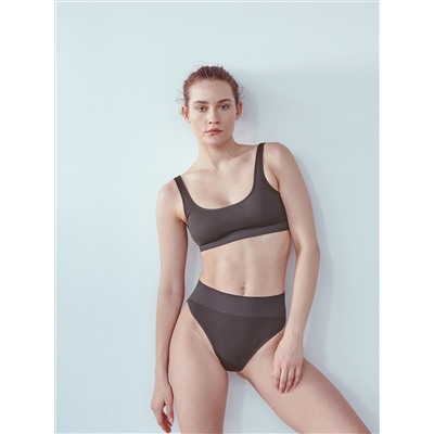 Nahtlose Slips aus Rippstrickjersey
