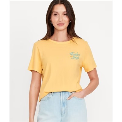 EveryWear Crew-Neck Graphic T-Shirt
