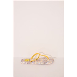 Chanclas SmileyWorld® tiras amarillas