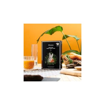 Green Dear Rabbit Carrot Mask (35ml*10ea) Успокаивающая маска с экстрактом моркови