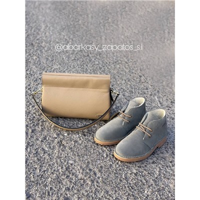 АB.Z. 3612/2 Gris С ДВОЙНЫМИ ШНУРКАМИ+Ab.Zapatos PELLE Milan (930) АКЦИЯ