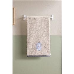 Rita %100 Pamuk Yüz Havlusu - Taş - 50x70 cm