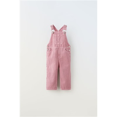 LONG DENIM DUNGAREES