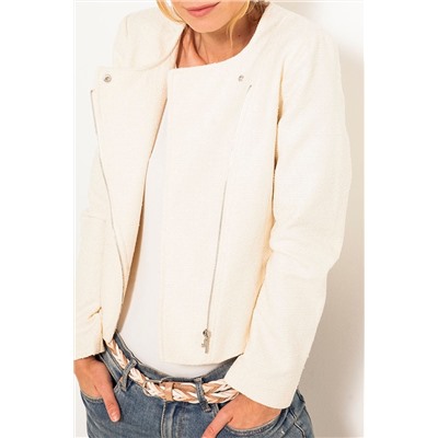 Chaqueta irisada Crudo