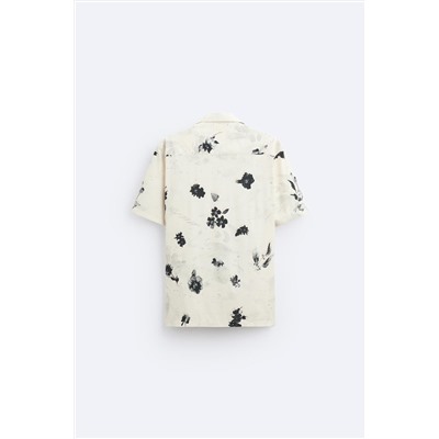 CAMISA ELÁSTICA ESTAMPADO FLORAL