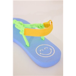Chanclas SmileyWorld® tiras cuerda verde