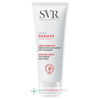 SVR CICAVIT+ CREME - Crème Apaisante - Réparation Accélérée, Anti-Marques 40 ml