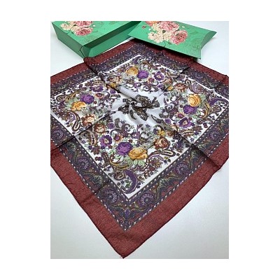 Платок женский с рисунком (70*70 см.) арт. 239681