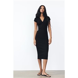 RIBBED DRESS