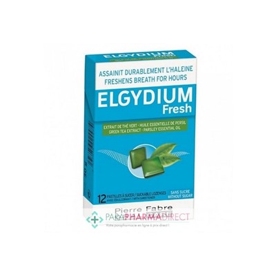 Elgydium Fresh Haleine Fraiche 12 Pastilles à sucer