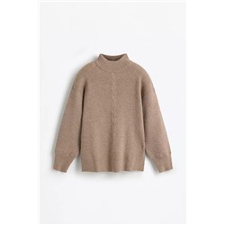 Jersey punto con trenza