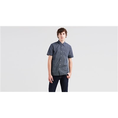 Short Sleeve Sunset One Pocket Shirt