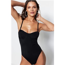 TRENDYOLMİLLA Siyah Balenli Normal Paça Mayo TBESS23MA00136