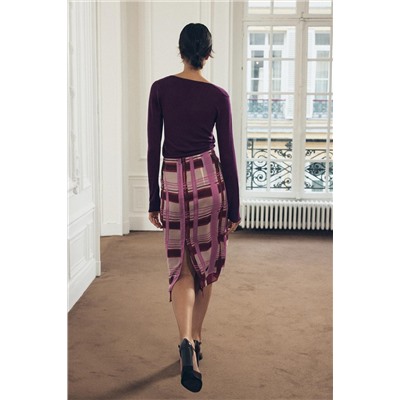 ZW COLLECTION PRINTED SKIRT