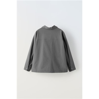 TECHNICAL OVERSHIRT WITH ZIP