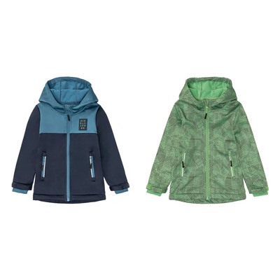 LUPILU® Kleinkinder Jungen Jacke, aus winddichtem 3-lagigem Softshell-Material