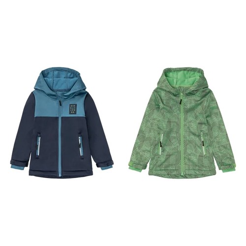 LUPILU® Kleinkinder Jungen Jacke, aus winddichtem 3-lagigem Softshell-Material цвет синий, размер 110/116