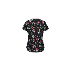 UA Song Bird Black Scrub Top