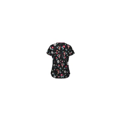 UA Song Bird Black Scrub Top