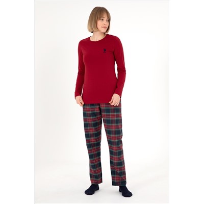 Kadın Bordo Pijama Takımı