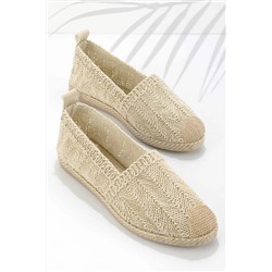 Bambi Bej Triko Kadın Espadril K01891300082