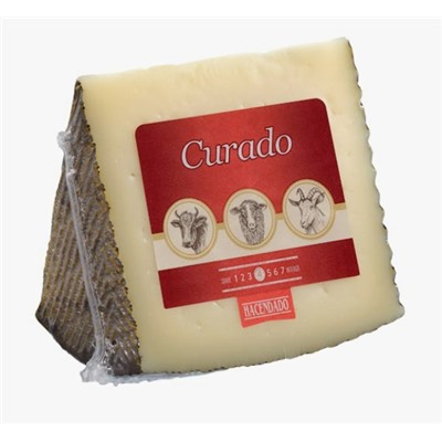 Queso curado mezcla Hacendado Pieza 410 g aprox. | 11,53 €/kg