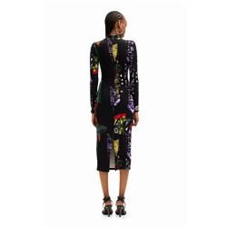SPECIAL PRICES Vestido midi arty M. Christian Lacroix