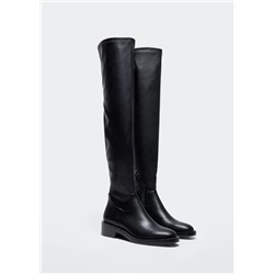 Bota caña alta -  Mujer | MANGO OUTLET Melilla