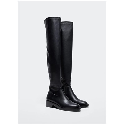 Bota caña alta -  Mujer | MANGO OUTLET Melilla