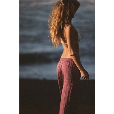 STRAIGHT TROUSERS WITH DRAWSTRING