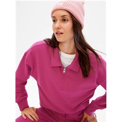 Quarter-Zip Polo Sweatshirt