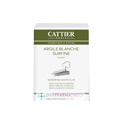 Cattier Argile Blanche Surfine Kaolin 200g