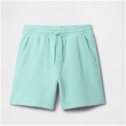 Kids Washed-Fleece Pull-On Shorts