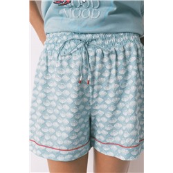 Pijama corto 100% algodón Sebastián verde