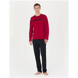 Bordo Pijama Takımı