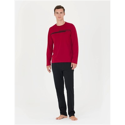 Bordo Pijama Takımı