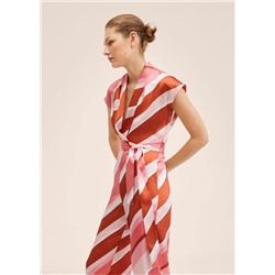 Mono rayas cinturón -  Mujer | MANGO OUTLET España