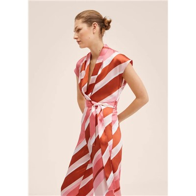 Mono rayas cinturón -  Mujer | MANGO OUTLET España