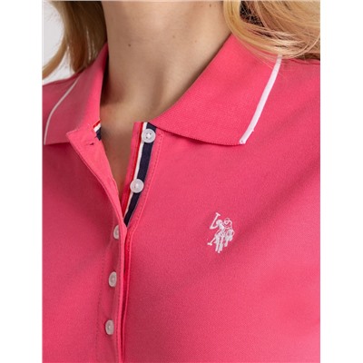 TIPPED POLO DRESS