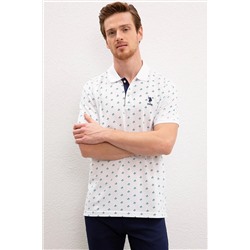 U.S. Polo Assn. Beyaz Erkek T-Shirt G081SZ011.000.985474