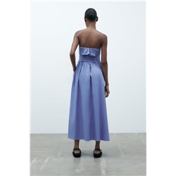 COTTON MIDI DRESS