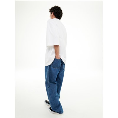Jeans im Loose-Fit mit tiefem Schritt