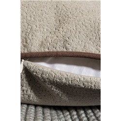 Melay Kırlent Kılıfı - Açık Gri - 43x43 cm